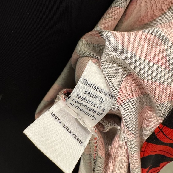 Diane Von Furstenburg Black Silk Jersey Wrap Dress With Red Lips Print - Picture 10 of 14